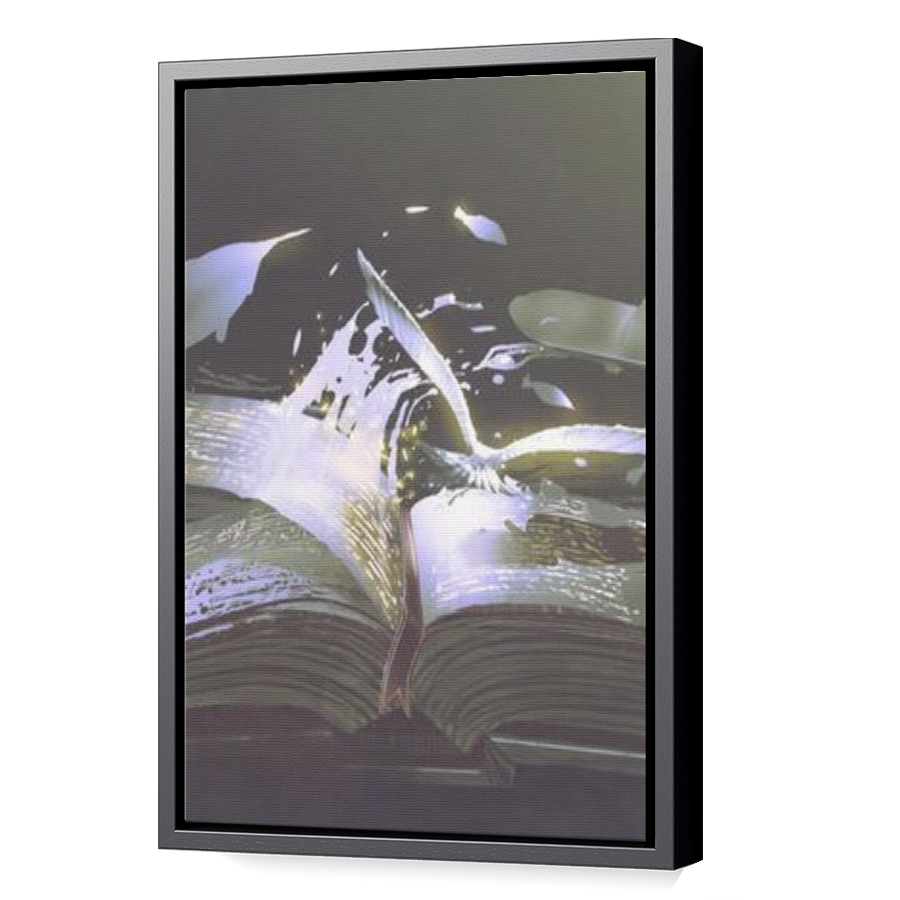 Thumbnail for Canvas - Black Floating Frame