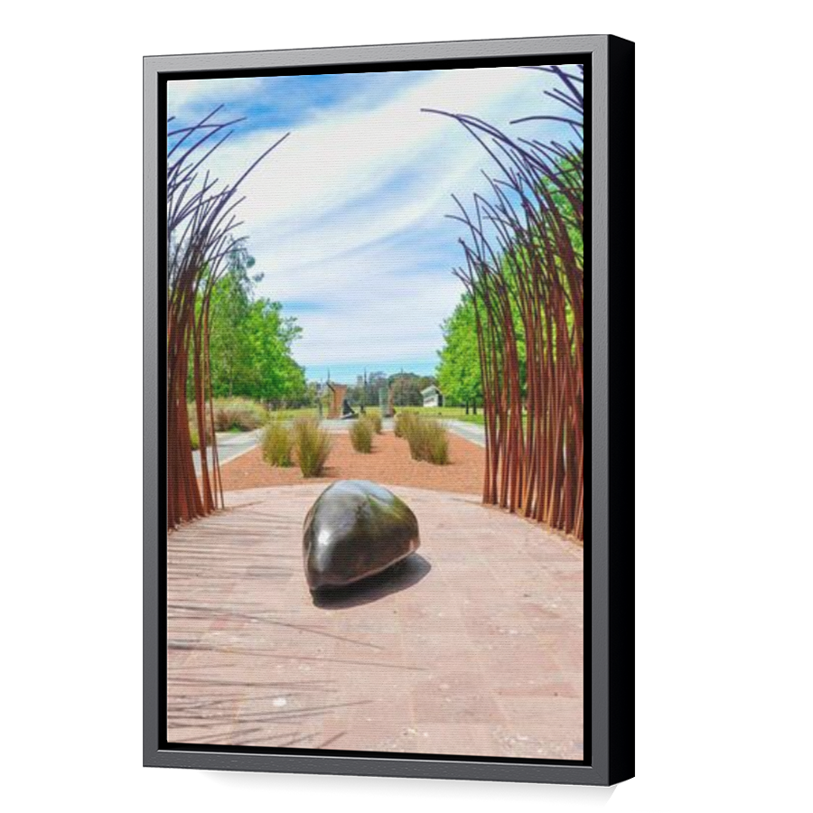 Thumbnail for Canvas - Black Floating Frame