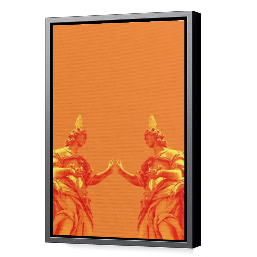 Thumbnail for Canvas - Black Floating Frame