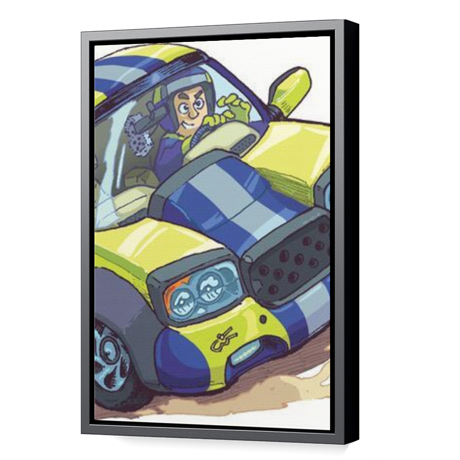 Thumbnail for Canvas - Black Floating Frame