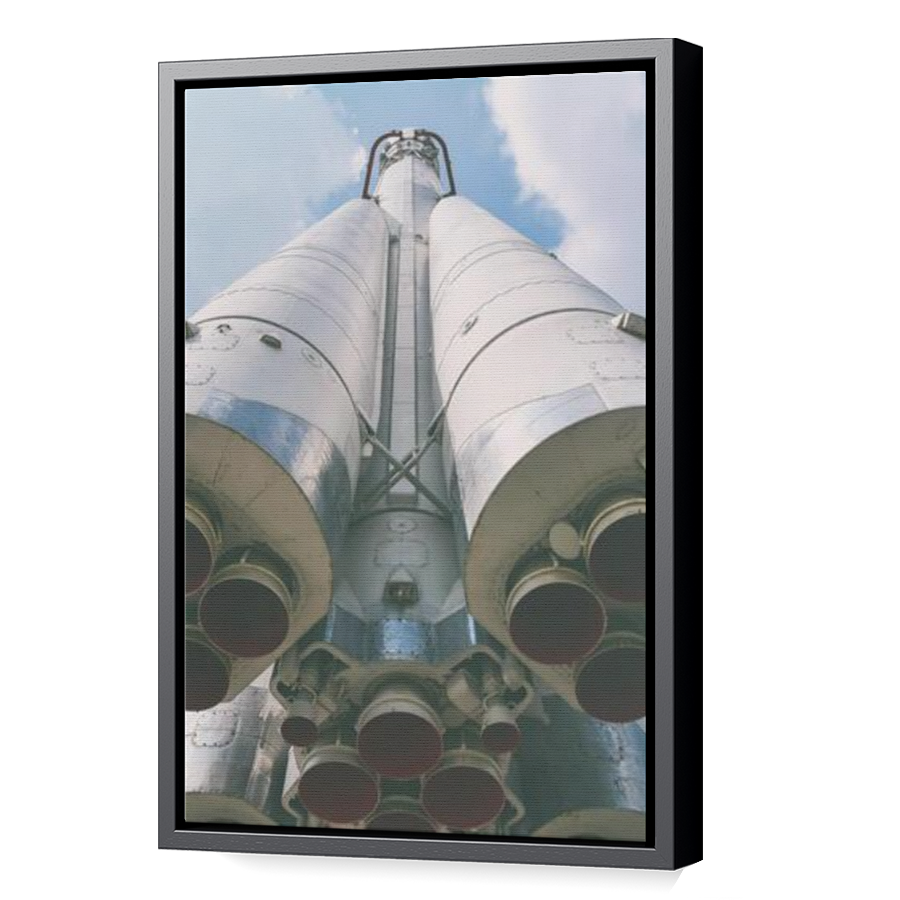 Thumbnail for Canvas - Black Floating Frame