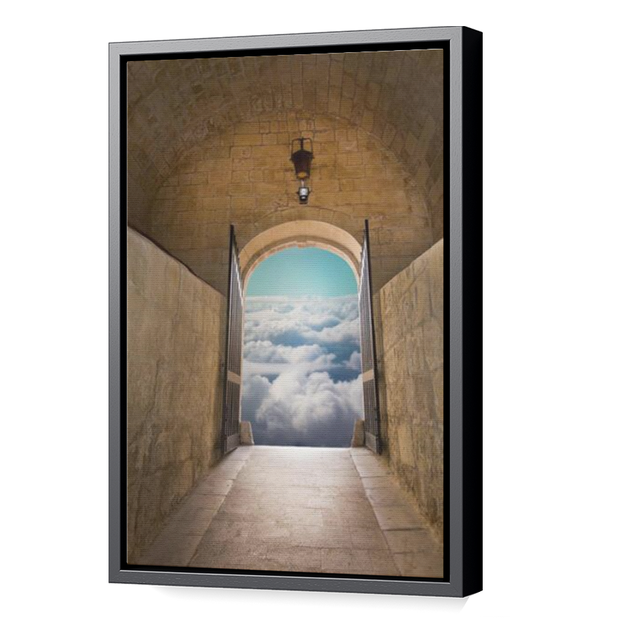 Thumbnail for Canvas - Black Floating Frame