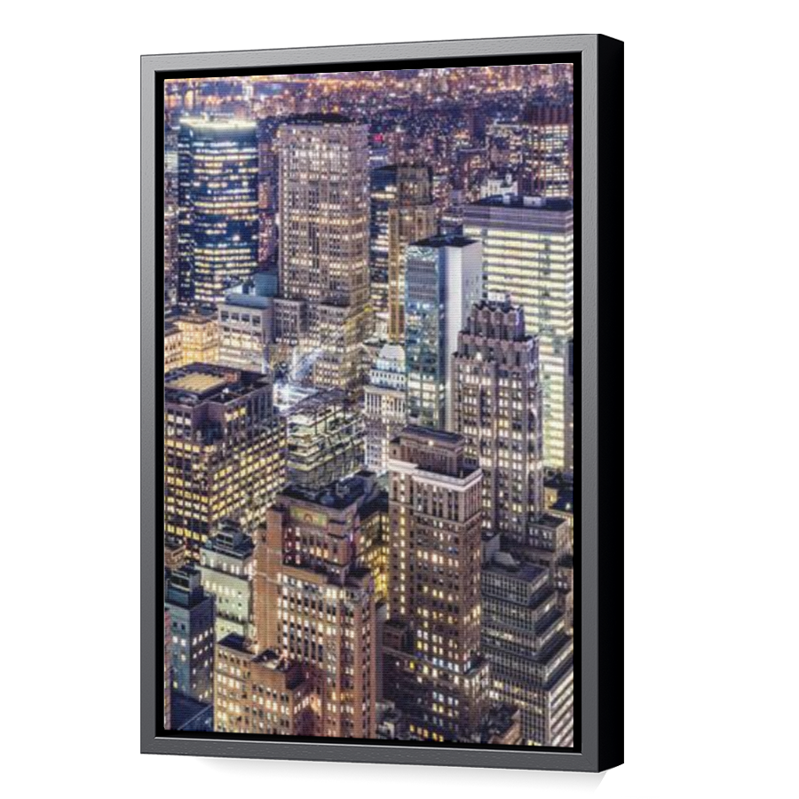 Thumbnail for Canvas - Black Floating Frame