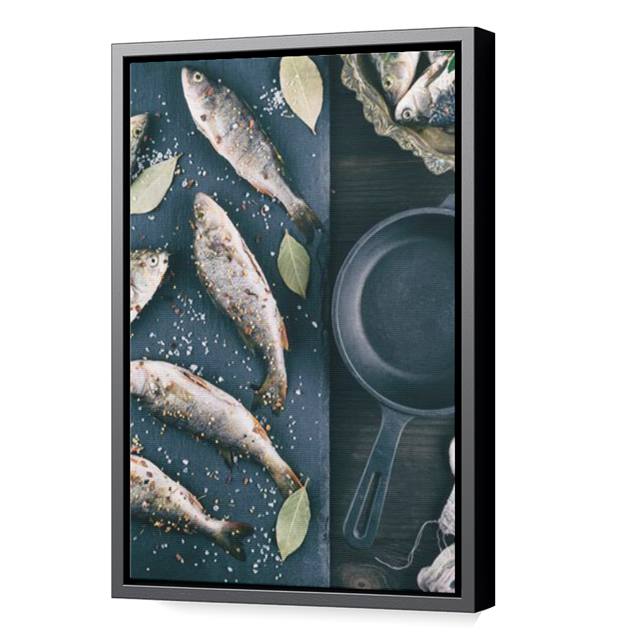 Thumbnail for Canvas - Black Floating Frame