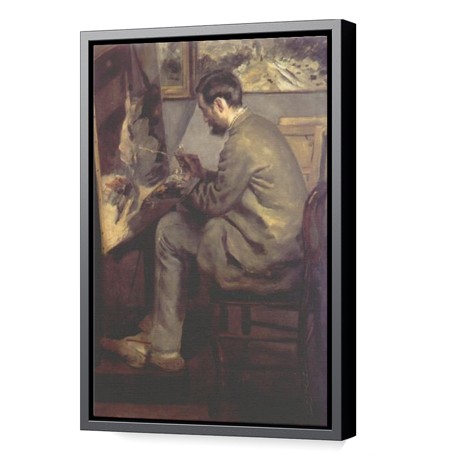 Thumbnail for Canvas - Black Floating Frame