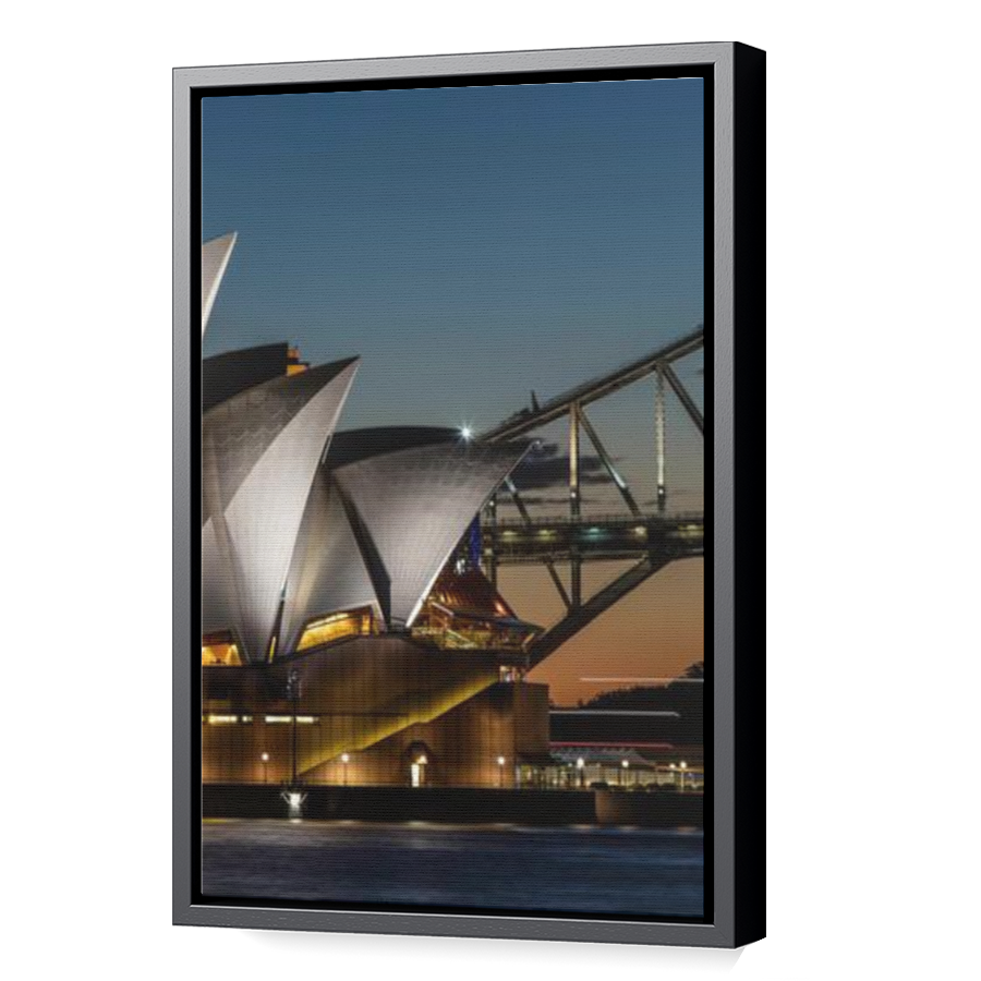 Thumbnail for Canvas - Black Floating Frame