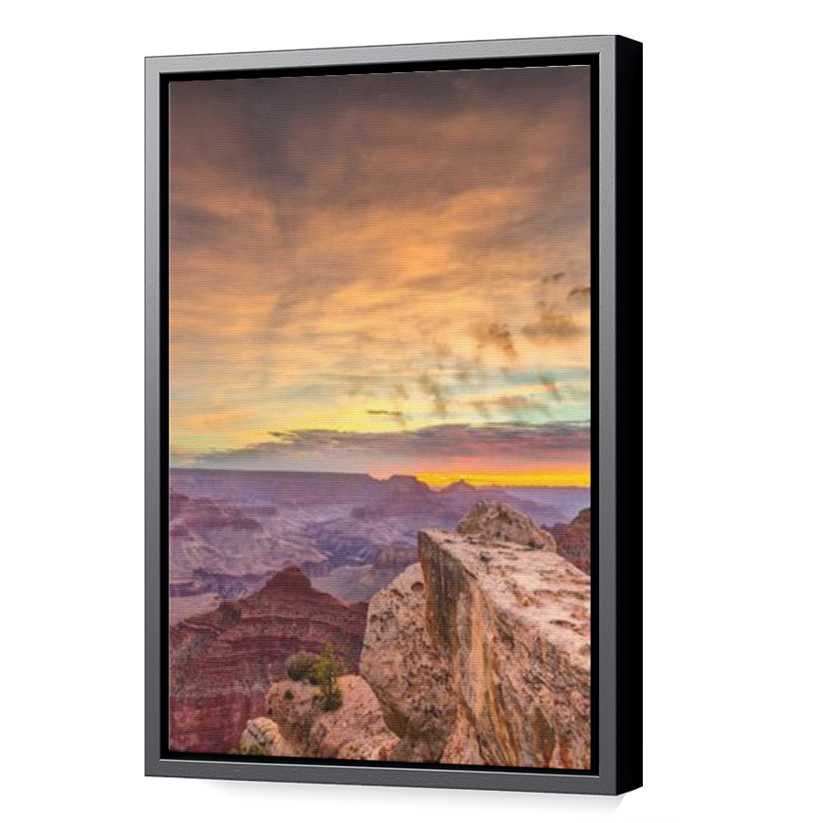 Thumbnail for Canvas - Black Floating Frame