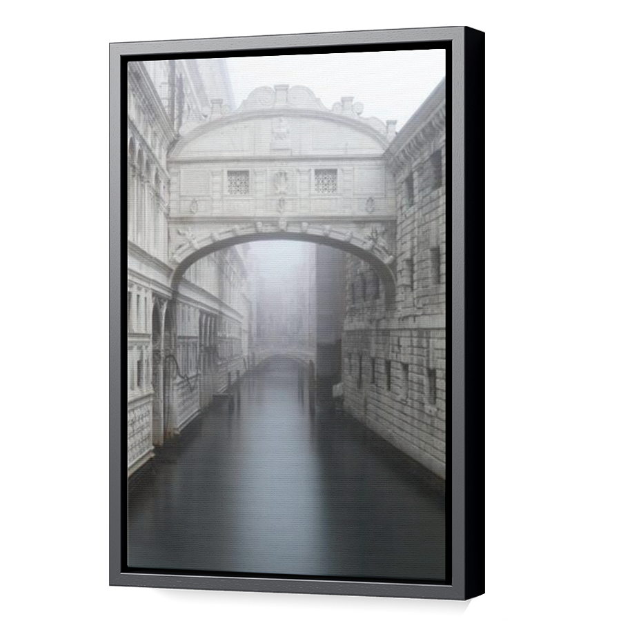 Thumbnail for Canvas - Black Floating Frame