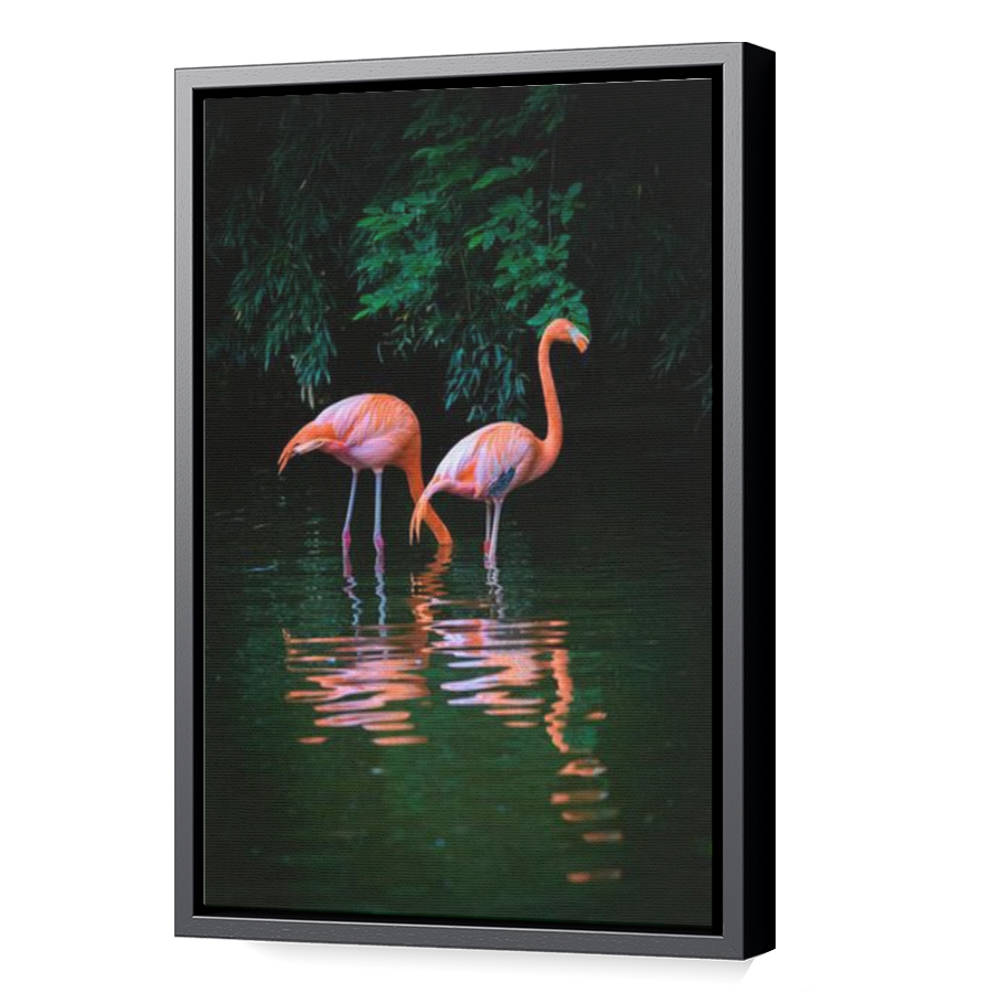 Thumbnail for Canvas - Black Floating Frame