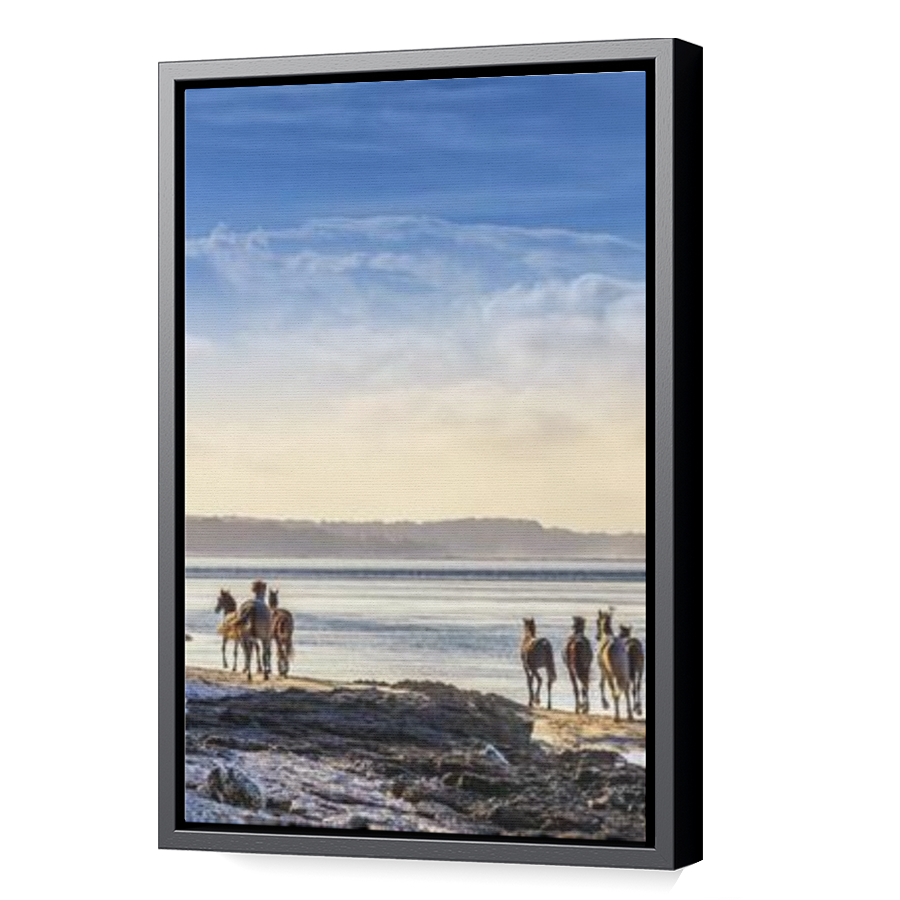 Thumbnail for Canvas - Black Floating Frame