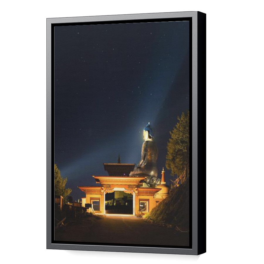 Thumbnail for Canvas - Black Floating Frame