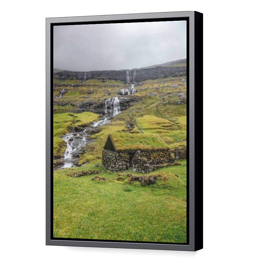 Thumbnail for Canvas - Black Floating Frame