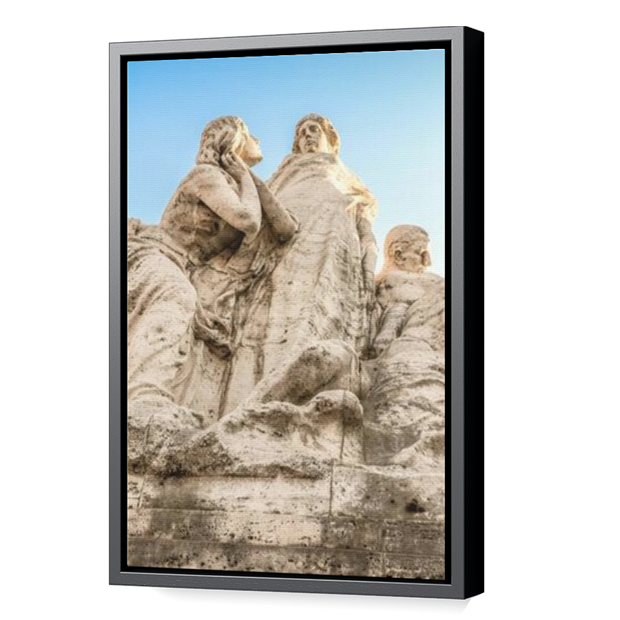 Thumbnail for Canvas - Black Floating Frame