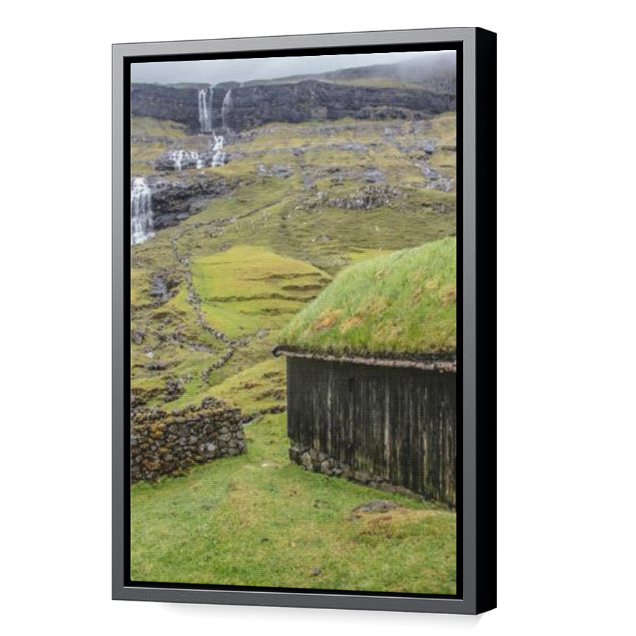 Thumbnail for Canvas - Black Floating Frame