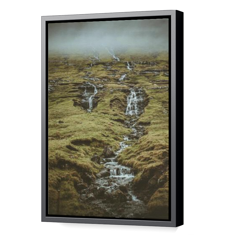 Thumbnail for Canvas - Black Floating Frame