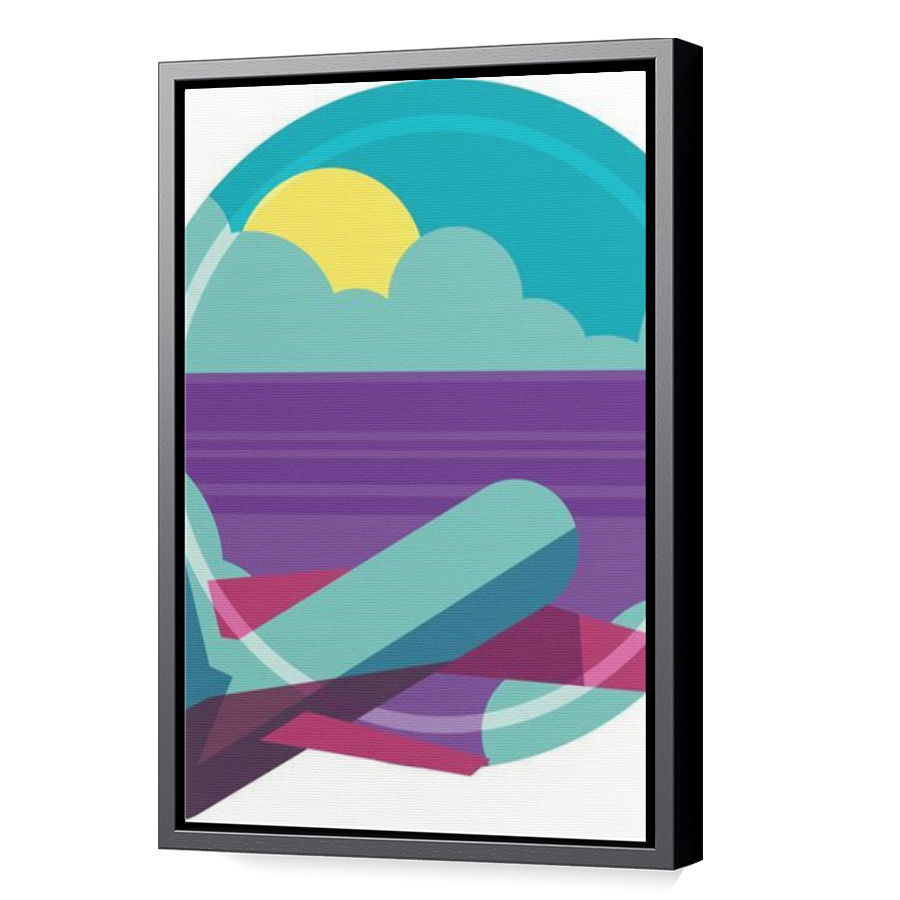 Thumbnail for Canvas - Black Floating Frame