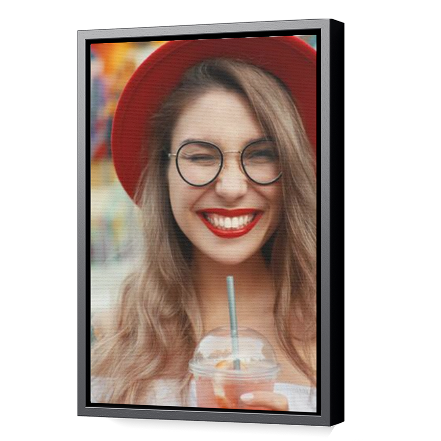 Thumbnail for Canvas - Black Floating Frame
