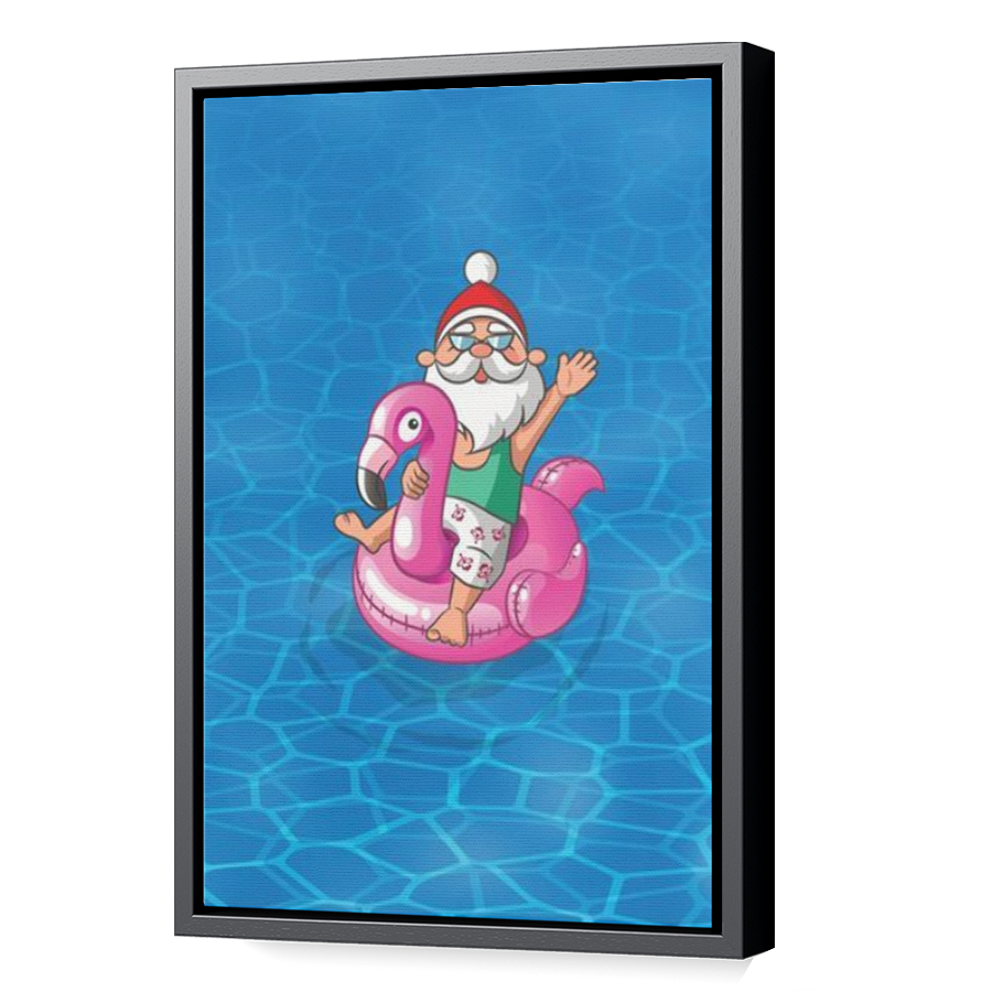 Thumbnail for Canvas - Black Floating Frame