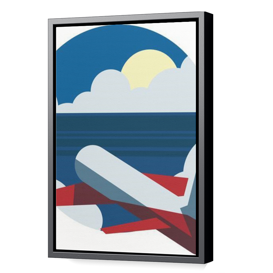 Thumbnail for Canvas - Black Floating Frame
