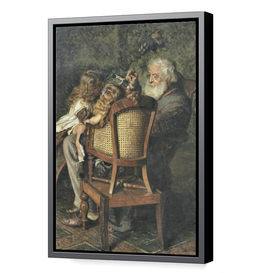 Thumbnail for Canvas - Black Floating Frame