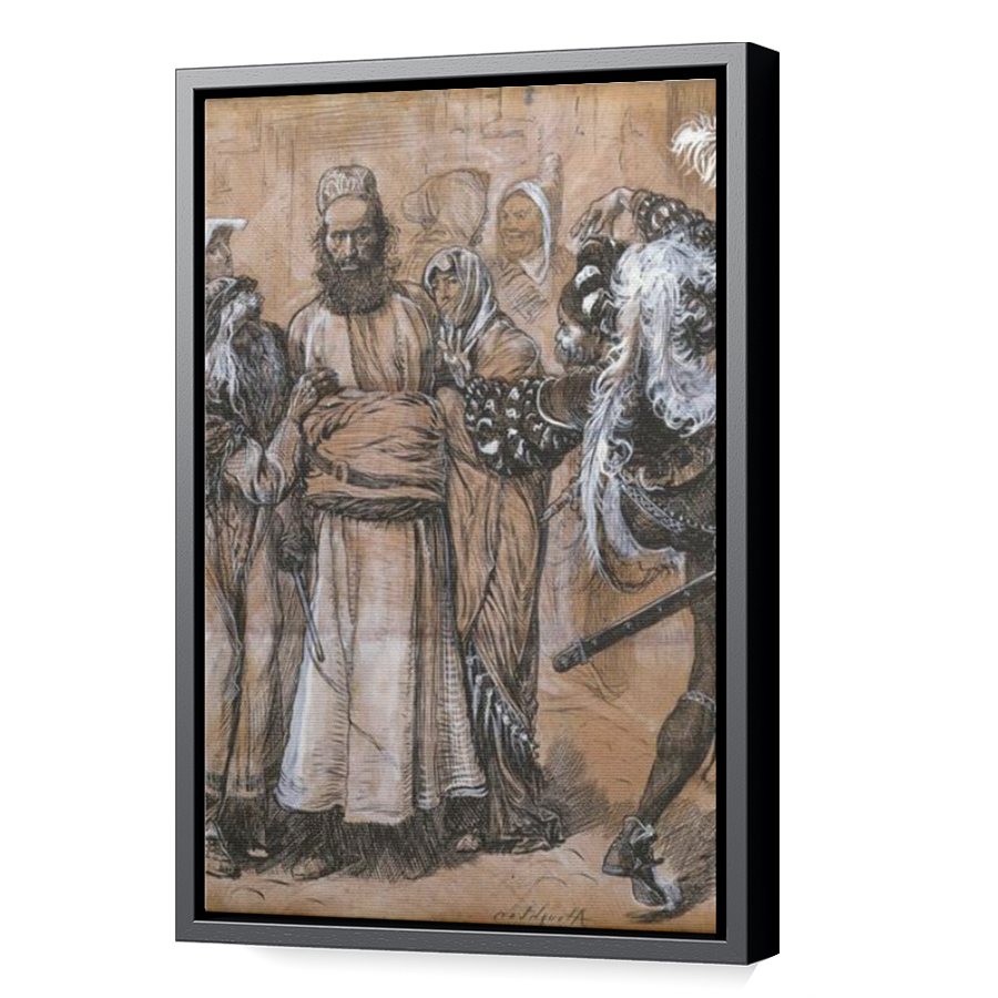Thumbnail for Canvas - Black Floating Frame