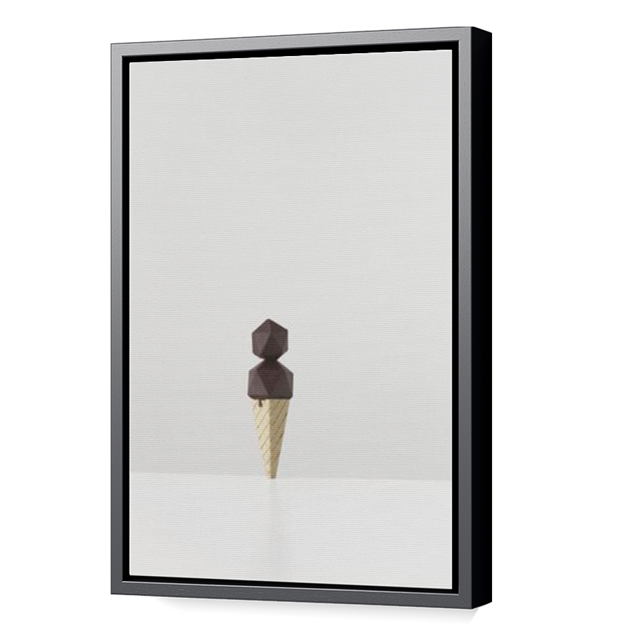Thumbnail for Canvas - Black Floating Frame