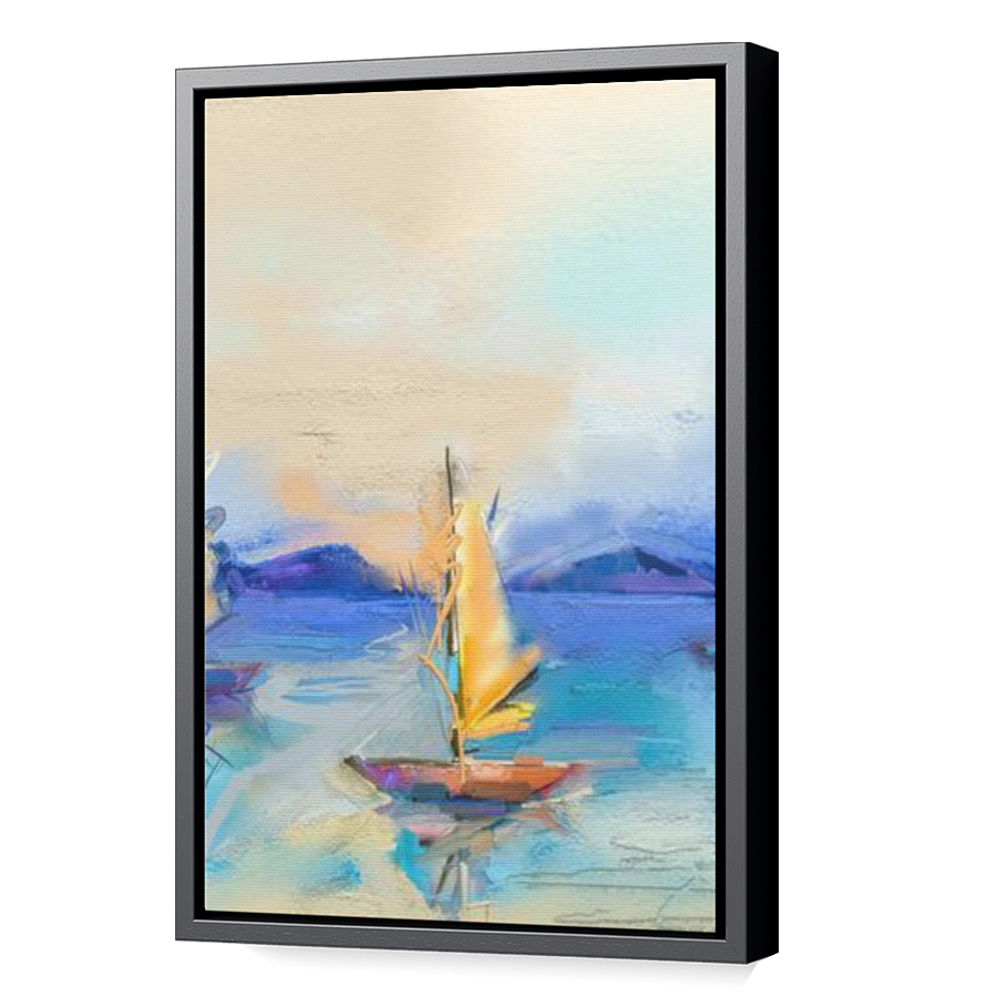 Thumbnail for Canvas - Black Floating Frame