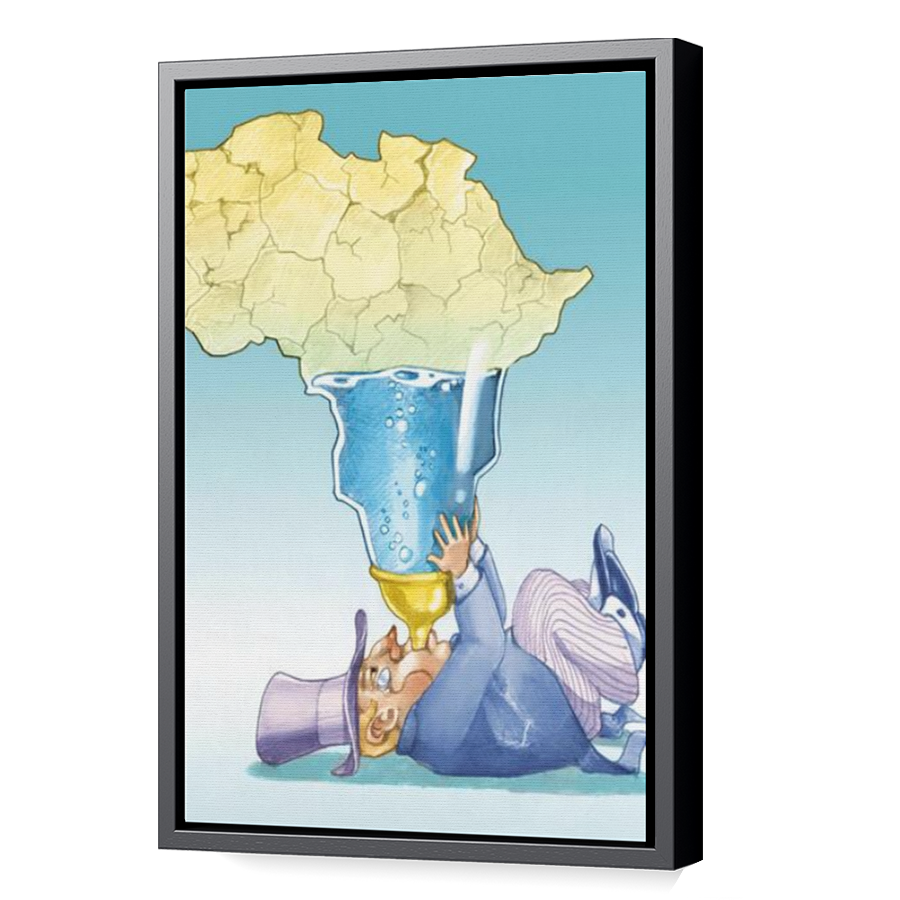 Thumbnail for Canvas - Black Floating Frame