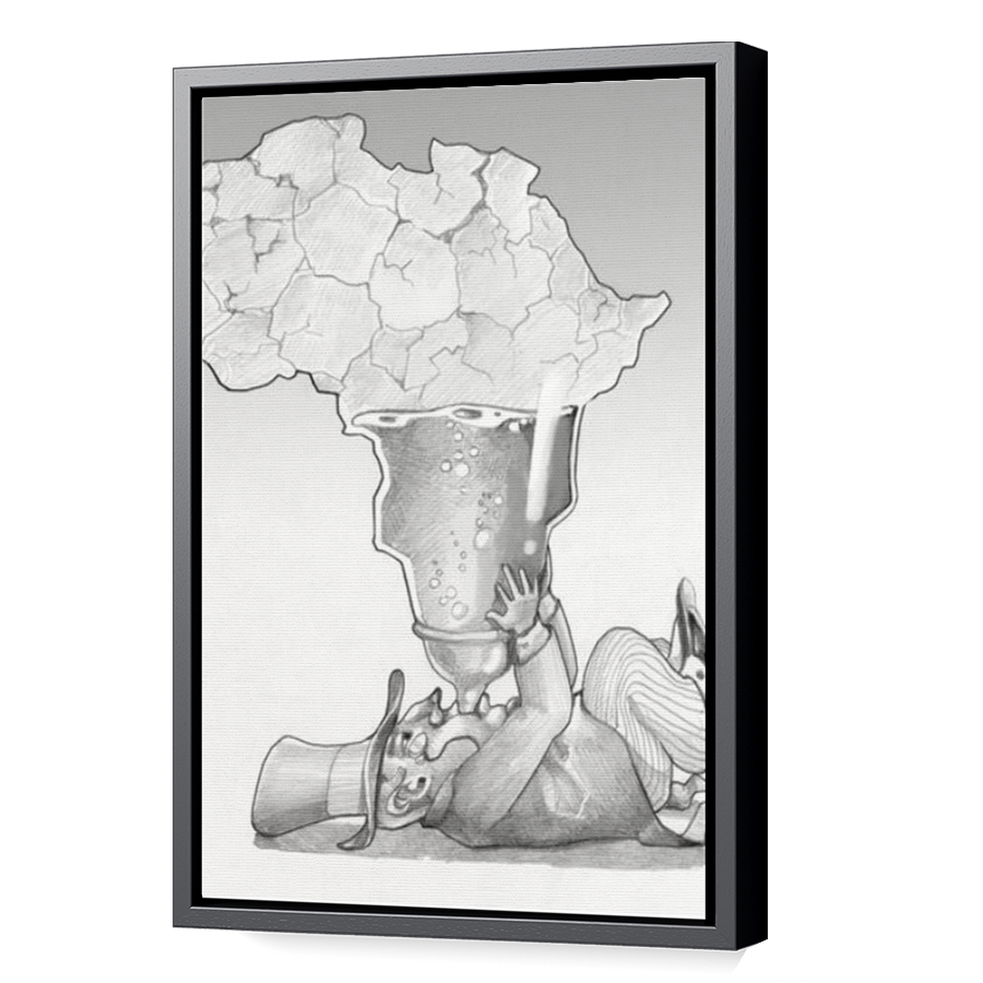 Thumbnail for Canvas - Black Floating Frame