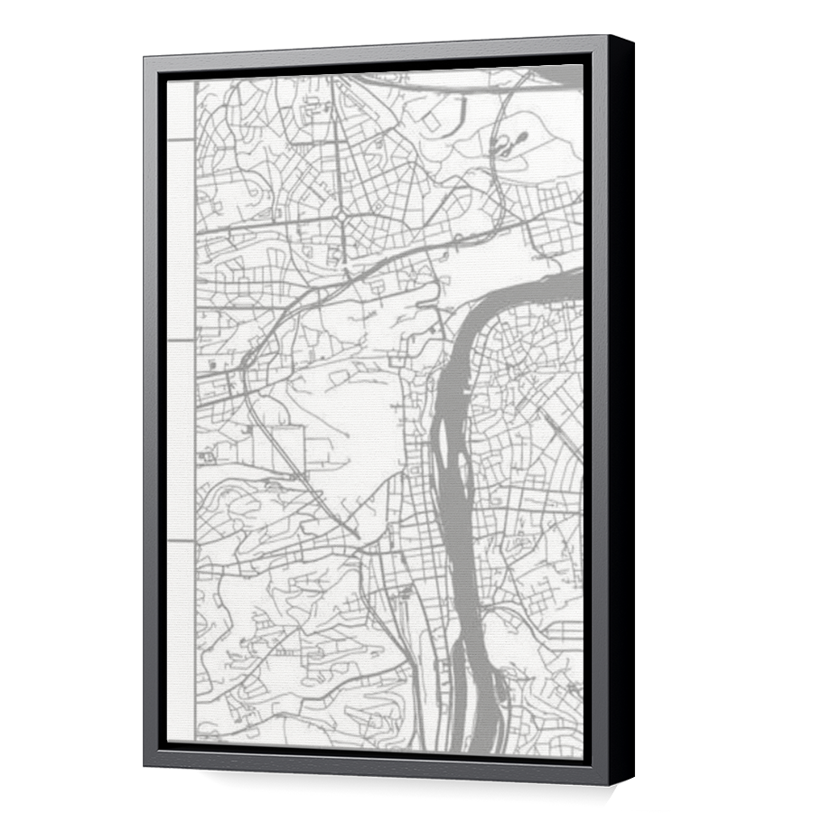 Thumbnail for Canvas - Black Floating Frame