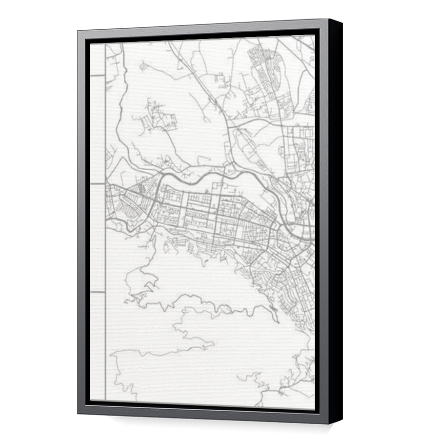 Thumbnail for Canvas - Black Floating Frame