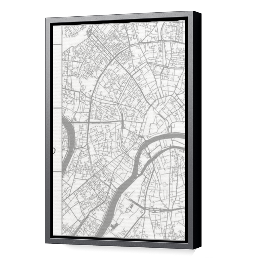 Thumbnail for Canvas - Black Floating Frame