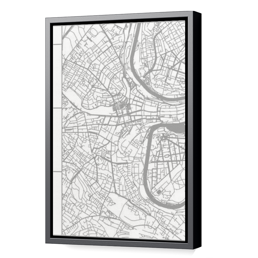 Thumbnail for Canvas - Black Floating Frame