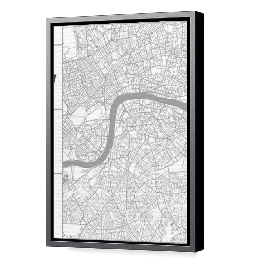Thumbnail for Canvas - Black Floating Frame