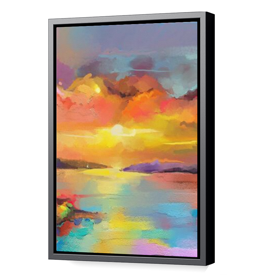 Thumbnail for Canvas - Black Floating Frame