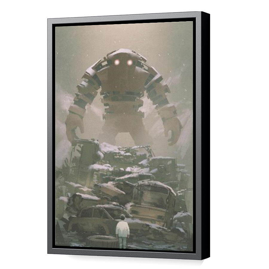 Thumbnail for Canvas - Black Floating Frame