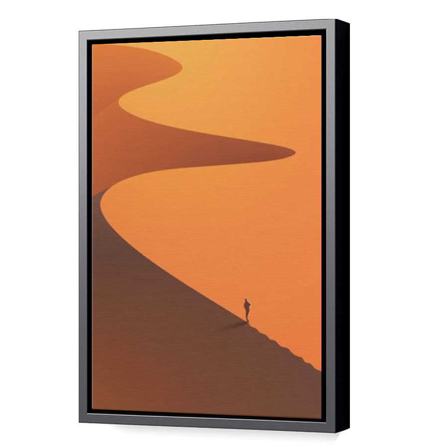 Thumbnail for Canvas - Black Floating Frame