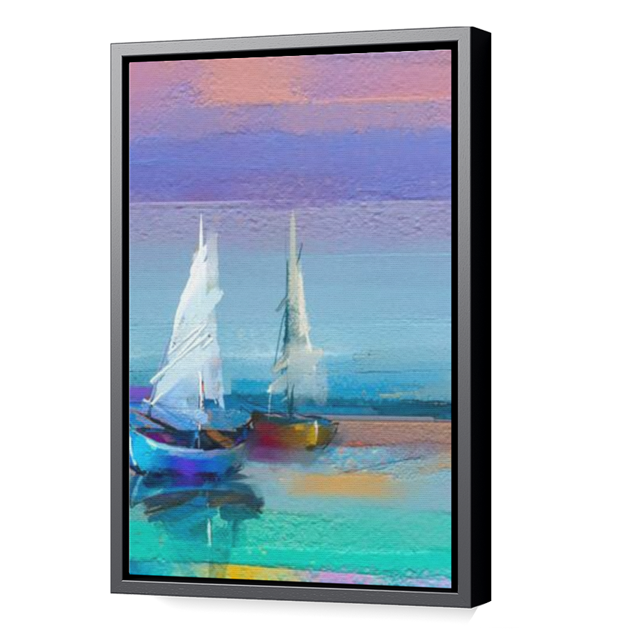 Thumbnail for Canvas - Black Floating Frame