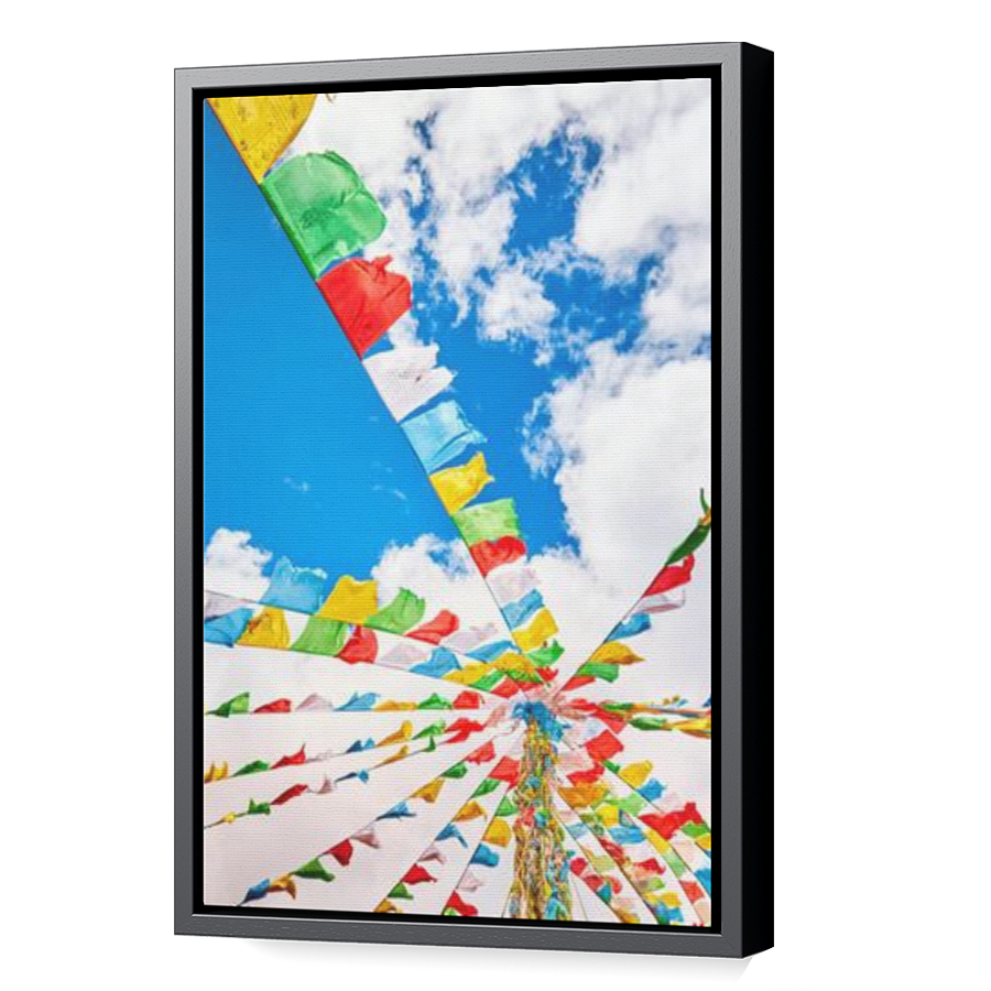 Thumbnail for Canvas - Black Floating Frame