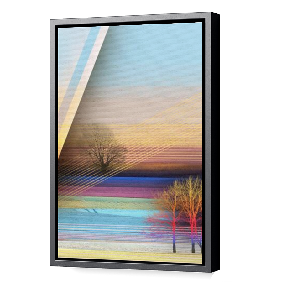 Thumbnail for Canvas - Black Floating Frame