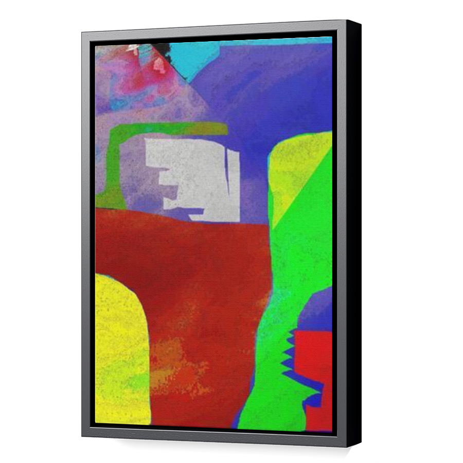 Thumbnail for Canvas - Black Floating Frame
