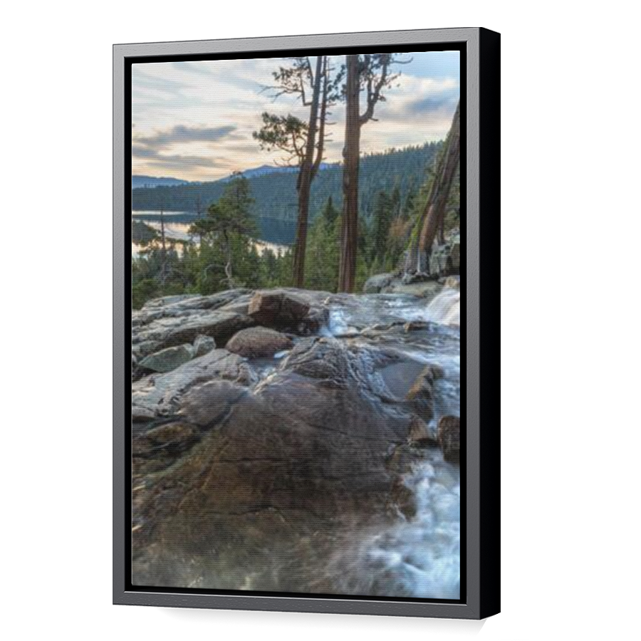 Thumbnail for Canvas - Black Floating Frame