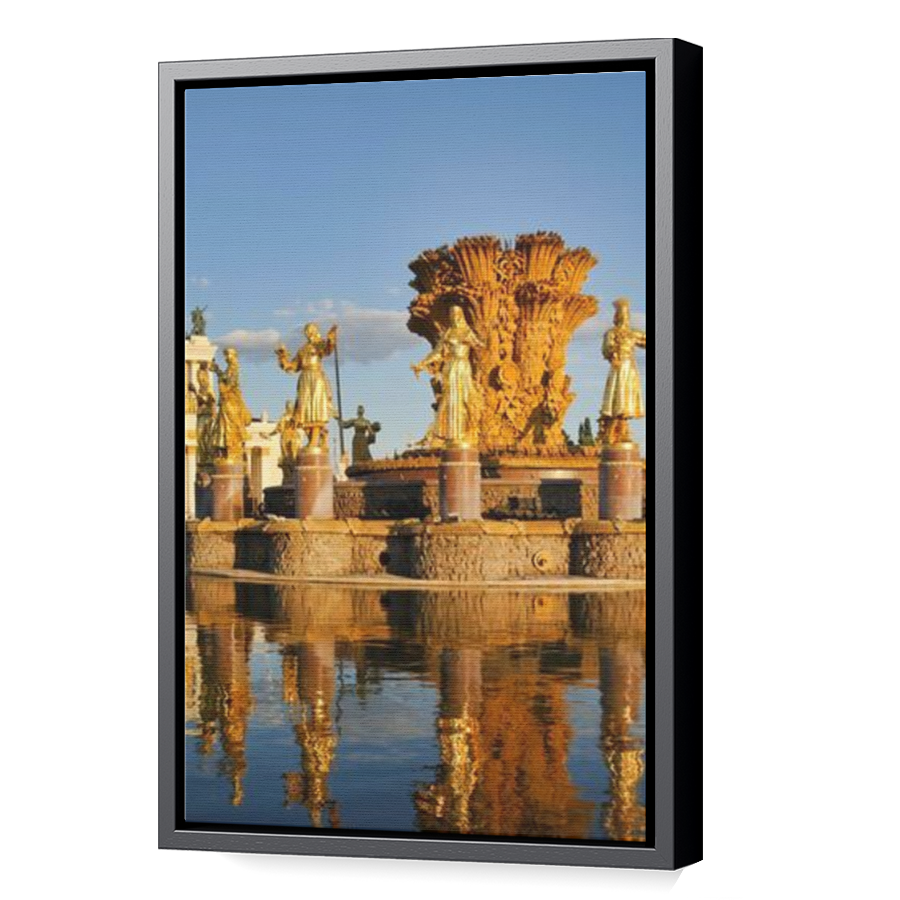Thumbnail for Canvas - Black Floating Frame