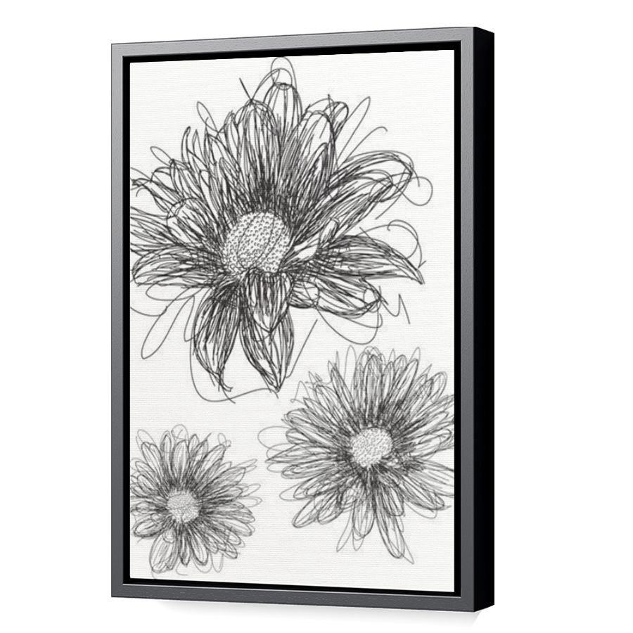 Thumbnail for Canvas - Black Floating Frame