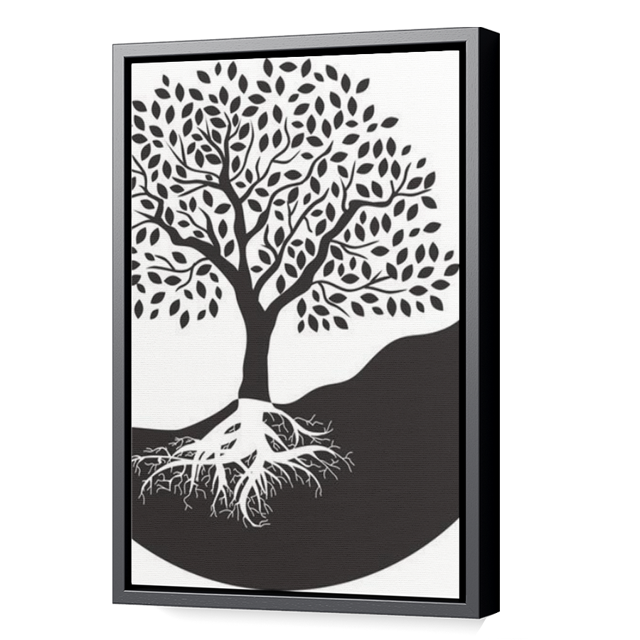 Thumbnail for Canvas - Black Floating Frame