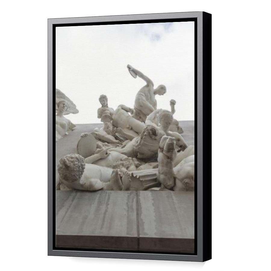 Thumbnail for Canvas - Black Floating Frame
