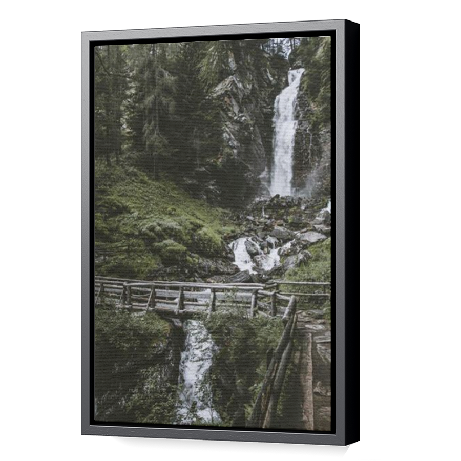 Thumbnail for Canvas - Black Floating Frame