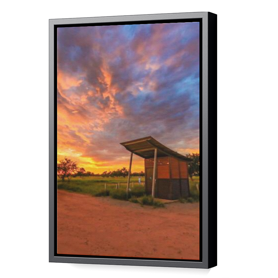 Thumbnail for Canvas - Black Floating Frame