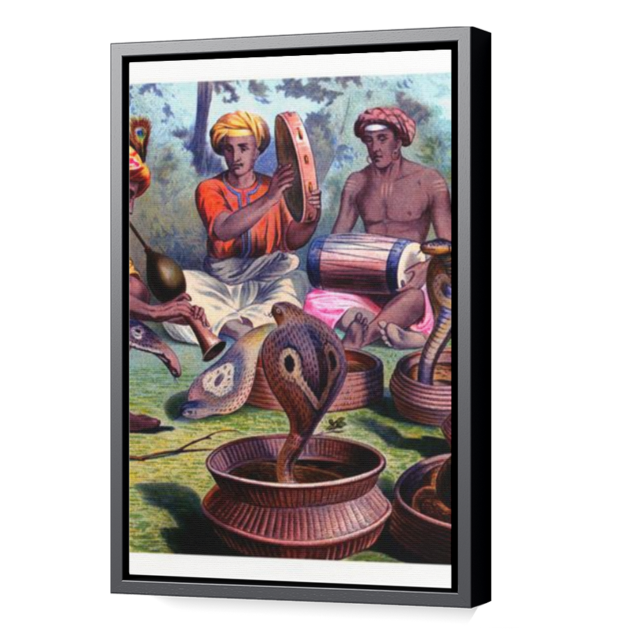 Thumbnail for Canvas - Black Floating Frame