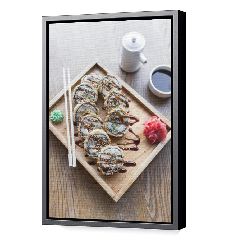 Thumbnail for Canvas - Black Floating Frame